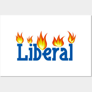 Flaming Liberal Posters and Art